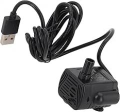 Mini Brushless DC Water 3W 200L/H for Aquarium Fountain Tank, Low Noise Submersible Circulation with Electronic Commutation, Small Size ABS for Fish Tank and Handicrafts