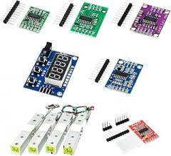 Load CeII 1Kg 5Kg 10Kg 20Kg Hx711 Ad Module Detector Seins0r Electronic Scale Aluminum Alloy Weighing Pressure Detector Seins0r