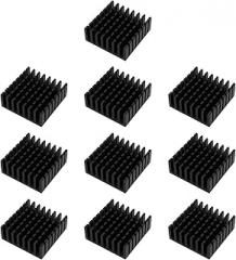 10Pcs Heat Sink Adhesive Pad 25x10mm for Computer Chipset Cooling IC, Electronic Equipment