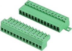 MECCANIXITY Screw Terminal Block Connector 13Pin 3.81mm Pluggable Electronic Component Electronic 300V 8A for Socket Panel Circuit Board Mount