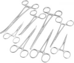 OdontoMed2011® Ultimate HEMOSTAT Set, 8 Piece Ideal for Hobby Tools, Electronics, 7.25