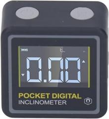 Digital Angle Finder, Portable Size Rechargeable Strong Adsorption Magnetic Electronic Level Angle Finder Inclinometer for Wood Working Measuring