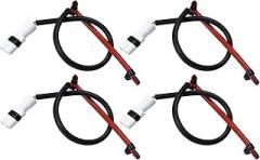 X AUTOHAUX 4pcs 98761267601 99761275700 99761275500 Front Rear Brake Pad Electronic Wear Sensor for Porsche Cayman 2006-2012 Boxster 2005-2012