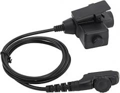 Adapter for Two Way Headset Connector Hytera HYT PD702 PD700 PD700G PD780 PD780G with 7.1 Interface,Large Clip, Ideal for Challenging Environments, Quick Conversation.