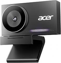 acer 4K Webcam for PC/Mac with All-Metal Unibody Sculpted, Sony 1/2