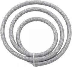 5M Braided Wire Sleeves for Cable Protection of Electronic Devices, Grey 2-60mm Winding Sleeves, PET Braided Sleeving(4mm)