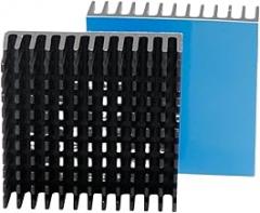 2/4pcs 3D Printer Aluminum Motor Heatsink Extruded Heat Dissipation Electronic Heat Sink for Nema17 42 Stepper Motor Ender 3(2pcs)