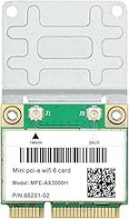 Tri Band 5374Mbps VViFi 6E AX210 Mpe-AXE3000H AC7265 Wirreless Card BT 5.3 for Mini PCIE Wi-Fi Adaptier Win10 for Desktop Laptop New 2026 High for Reliable Electronic Component