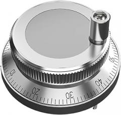 CNC Electronic Hand Wheel 60/80MM Manual Generator CNC Machine Tools Hand Wheel Machine Electronic Rotary Encoder(5V-100PPR-4Pins,60mm)