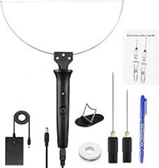 3 in 1 Foam Cutter, Electric Cutting Machine Pen Tools Kit, 18W Styrofoam Cutting Pen with Electronic Voltage Transformer Adaptor for Foam Cutting Pen with Heating Wire, Bow Hot Blade, Type 3