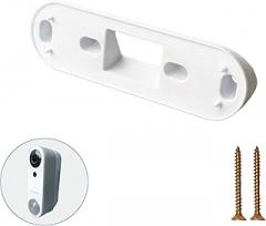 Video Doorbell Wedge Mount Bracket Compatible with SimpliSafe - Simplisafe Doorbell Bracket - 30 Degree Adjustable Viewing Angle - for Home Entry
