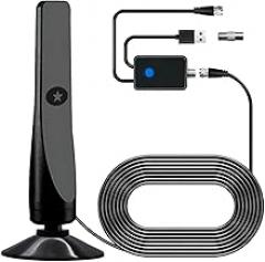 2025 Strongest TV Antenna Indoor, New HD Digital Broadwave TV Antenna HDTV 1080p 4k Long Range, No WiFi Needed, Compatible Supports for All Smart TVs