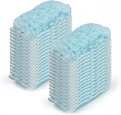 30 Count Duster Refills Only, 360° Heavy Duty Duster Replacement Pads, Disposable Feather Dusters for Cleaning Electronics, Furniture, Blinds, Ceiling Fans