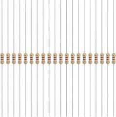 YOKIVE 200 Pcs 1/4W (0.25 Watts) 820 Ohm 5% Carbon Film Resistor, Carbon Film Single Fixed Resistor | Great for DIY Electronic Devices, Circuit Boards, Sensors