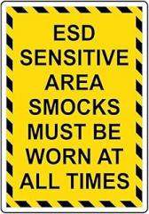 Static & Grounding Signs WARNING Highly Flammable Solvents In Area No Electronic Sign Metal Sign Vintage Sign 12 X 8 Inch