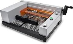 Automatic Guillotine Paper Trimmer, Electric Paper Cutter with Gridlines, 40MM Large Thickness Cut Paper, 40-300mm Cutting Width, Alloy Blade, Sharp and Precise Cutting, for Office Home School