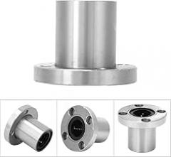 LMF25UU Linear Motion Bearing Bearing Steel and Smooth Movement 25mm Inner Diameter for Electronic Machinery (LMF20UU)