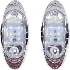 2pcs Waterproof 6LED Side Mark Lamp Clearance Indicator Light Car Truck Trailer Lorry 24V Light Five Colors Signal Lamp New 2026 High For Reliable Electronic Component, Precision, Stable Performance