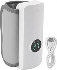 plplaaoo Portable Milk Warmer,USB Travel Milk Heat Keeper,Milk Bottle Thermal Bag ABS PU 3000mah X 2P 7.4V 2A 18W Insulated USB Charging Portable Baby Nursing Tool for Breastmilk