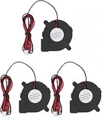 3Pcs Electronic Cooling Fan Electronic Cooling Blower Cooler Fan 6000RPM Blower Cooler Set Kit for Printer DC 12V 0.18A