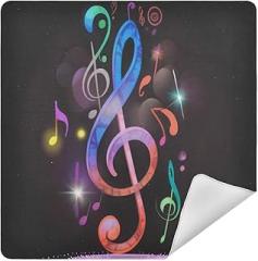 Dancing Music Note Pattern Camera Protective Wrap, Anti-scratch Lens Protector Wrapper, Magic Self-Adhesive Cloth for Cameras/DSLR/Laptop/Electronic Accessories, M