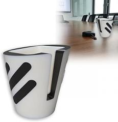 Audio Conferencing Button Bracket Organizer Tray Compatible with Barco Clickshare | Durable Construction | Portable Meeting Room Organizer