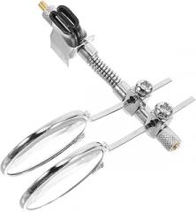 Jewelry Repair and Watchmaking Double Ocular Loupe Clip on Magnifiers Robust Glass Lenses and Adjustable Clip for Eyeglasses, Electronics Repair and Steampunk Accessories