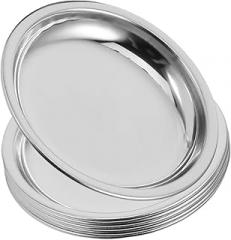 Garneck 6-Piece Stainless Steel Weighing Tray Set for Jewelry and Lab Use Sturdy Electronic Scale Pans Measuring Bowls for Precise Weighing of Powders and Gems