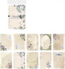 Romantic Flower10Pcs Vintage Lace Patterned Paper Aesthetic Scrapbooking Decoration for Planner Journal Photo New 2025 High Reliable Electronic Component