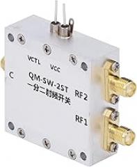 Oumefar RF Switch Module High Isolation Microwave Electronic Switch 0.1-6GHz SPDT Module for Effective Signal Control Aluminum Alloy
