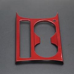 Compatible with A3 8Y 2021 2022 Car Center Console Water Cup Holder Electronic Handbrake Button Cigarette Lighter Frame Cover Sticker(7)