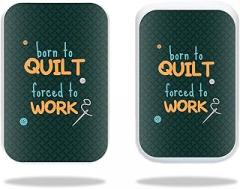 MightySkins Skin Compatible with HP Sprocket – Born to Quilt | Protective, Durable, and Unique Vinyl Decal wrap Cover | Easy to Apply, Remove, and Change Styles | Made in The USA