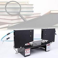 Intelligent Digital Display Stapler, Double-head Pneumatic Rapid Binding Machine, 25mm-350mm Adjustable Spacing&Multifunctional CNC Panel, Industrial Saddle Carton Stapler, for Bookstore, Factory