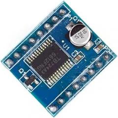 High Efficiency Double Motor Controller Module Compactly Size for Robotics Projects and Electronic Applications Compactly Motor Driver