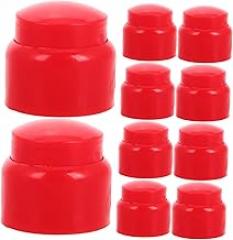 Yardwe 10pcs Plastic Nut Covers for Screw Bolt Protective Caps Easy to Install Versatile Use for Machinery and Electronics Screws from Damage and Wear