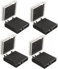 4pcs Anti-Static Electronic Component Storage Box with Foam Inserts Sturdy Plastic for Efficient Organization and Display for Electronics Enthusiasts and Professionals