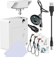 Electronic Cabinet Lock, RFID/NFC Sensor, Hidden Form, Support USB External Power Supply, for Wooden Cabinet Drawers Lock