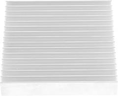 Gatuida Aluminum Triode Heat Sink 100x100x18mm Metal Cooler Fin for CPU Ic Chip LED Cooling, High Efficiency Heat Radiator for Computer Electronics