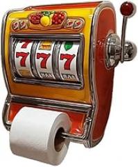 Aboiled Slot Machine Toilet Roll Holder - Fun Vending Machine Design for Home and Commercial Use