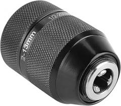 13mm Metal Drill Chuck 1/2 Mount Self Locking Keyless Drill Chuck Electric Drill Chuck Metal Drill Chuck 3/8