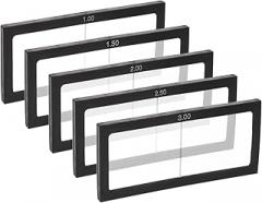 PATIKIL Magnification Welding Lens, 5 Pack 1.0/1.5/2.0/2.5/3.0 Diopter 2x4.25