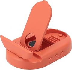 White Noise Sound Machine with Bluetooth Speaker, 3D Surround Sound Effect, Timing Shutdown, Desktop Stand, Sleep Speaker for Office, Sleep, Relaxation (Orange)