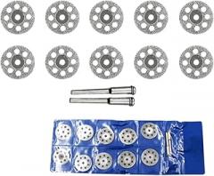 Diamond Disc 25Mm | Diamond Cutting Disc Wheels Circular Saw Blade Cutoff Rotary Tool Disk Mini Drill Mandrel Wood Stone Plastic Glass Sharp Cutter New 2026 High for Reliable Electronic Component