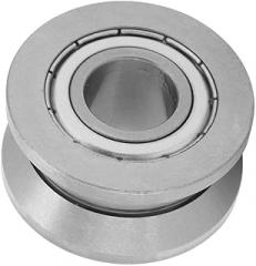 15×41×20mm Steel Ball Bearing, 202-41ZZ V Track Roller Sealed Ball Bearing Precision Ball Bearings for Textile Machinery, Electronic Equipment, Motor, Machine Tool