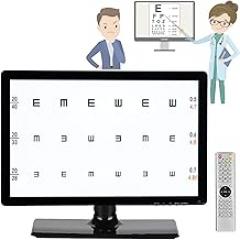 Visual Acuity Chart Digital, 18.5/21.5in LCD Electronic Optical Eye Chart, with 44+ Visual Targets and 5 Display Methods, Optometry Tester Projector with Remote 18.5in