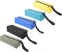 5pcs Zipper Pouch Small Multi-functional Bags for Organizing Tools Bank Items Stationery and Electronics