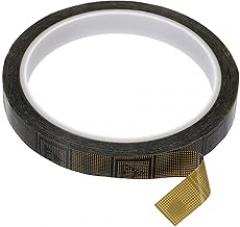 Antistatic Tape, 2.36 Mil Thick, 1/2 Inch x 39 Yards Conductive Adhesive Grid ESD Tape for Circuit Board Laptop Mobile Phone Communication Electronics Parts Black/Yellow
