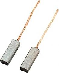 2pcs 4.5mm x 6mm x 20mm Carbon Motor Brush - For Generic Electric Motor - With Copper Wire Electrical Spare Part Generator Hammer Drill Brushes Set Replacement Electronic Graphite Power Tool