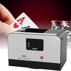 Intelligent Card Dealer Machine, 360° Rotating Universal Anti-Cheating Playing Card Dealing Tool, 2 Decks Capacity and 360° Silent Rotating Dealing, for 2-8 People Gathering, Game