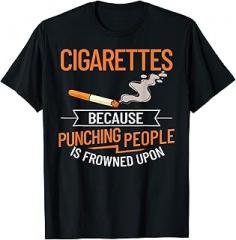 Cigarette Smoking Electronic Smoker Case Smoke T-Shirt